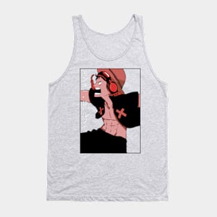 Luffy D Monkey (One Piece) Tank Top